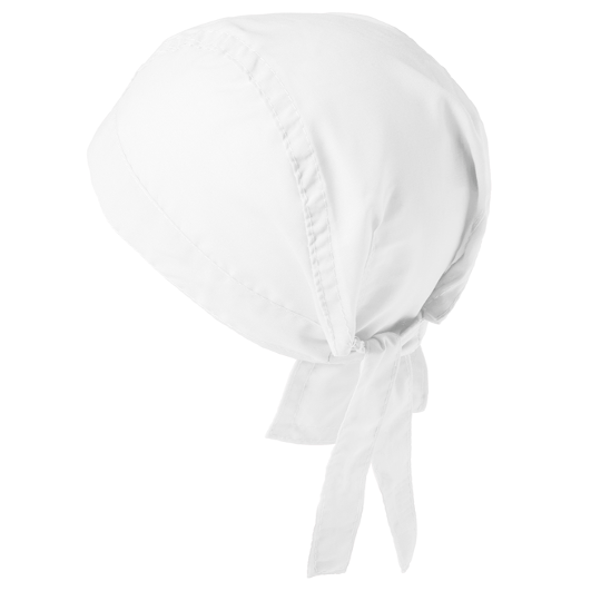 bandana 0571-299 valkoinen päähine takaa